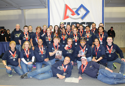 Some of our First FRC Team to make it to the World Competition